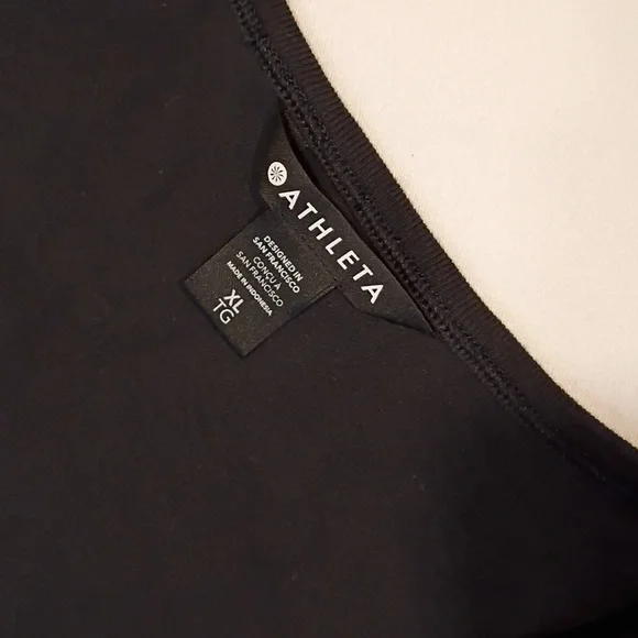 Athleta Black Tank Top Bundle Of 2 Size XL Cotton  Women's Muscle Tank - Picture 3 of 3